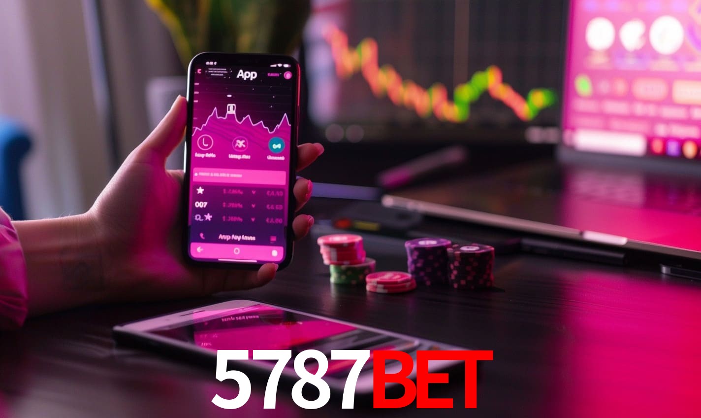 Comparação APP mobile vs versão web da 5787bet